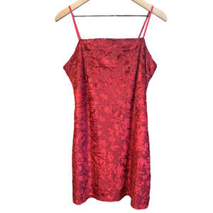 Francescas Evelynn Velvet Burnout Mini Dress Size Large New